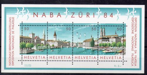 Suiza Año1984 Hoja Bloque Nº Yvert 24 (**)